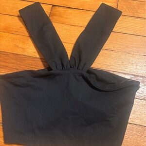 NWOT Susana Monaco Black Crop Top